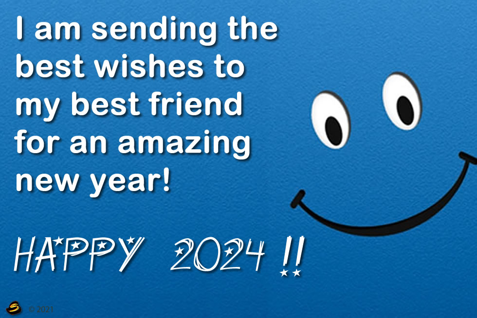 greeting card image welcome to the new year 2024